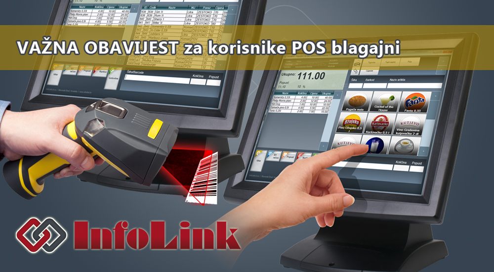 Trenutno pregledavate VAŽNA OBAVIJEST za korisnike POS blagajni