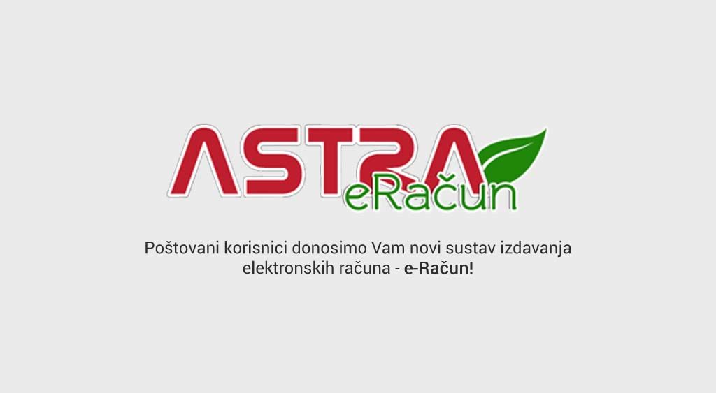 Trenutno pregledavate Novi modul Astre – eRačun!